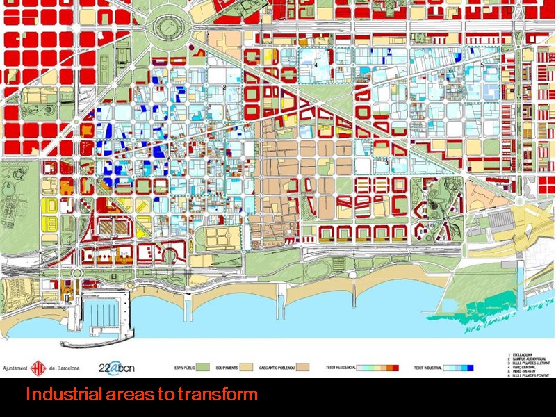 Industrial areas to transform